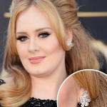 Adeles tremendous earring Oscar 2013