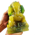 Lovely Rare Big Massive Fluorite Gemstone Carvings Ganesha